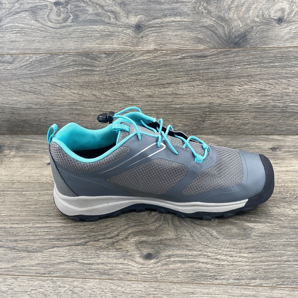 KEEN Wanduro Waterproof Hiking Trail Sneakers Men\'s Size 6 Gray Aqua CD-C010423 main image 5